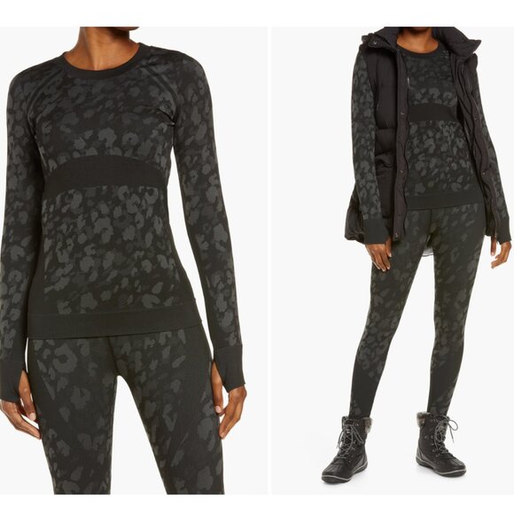 Zella (Nordstrom) || Cozy Baselayer Print Sweatshirt - Picture 1 of 7